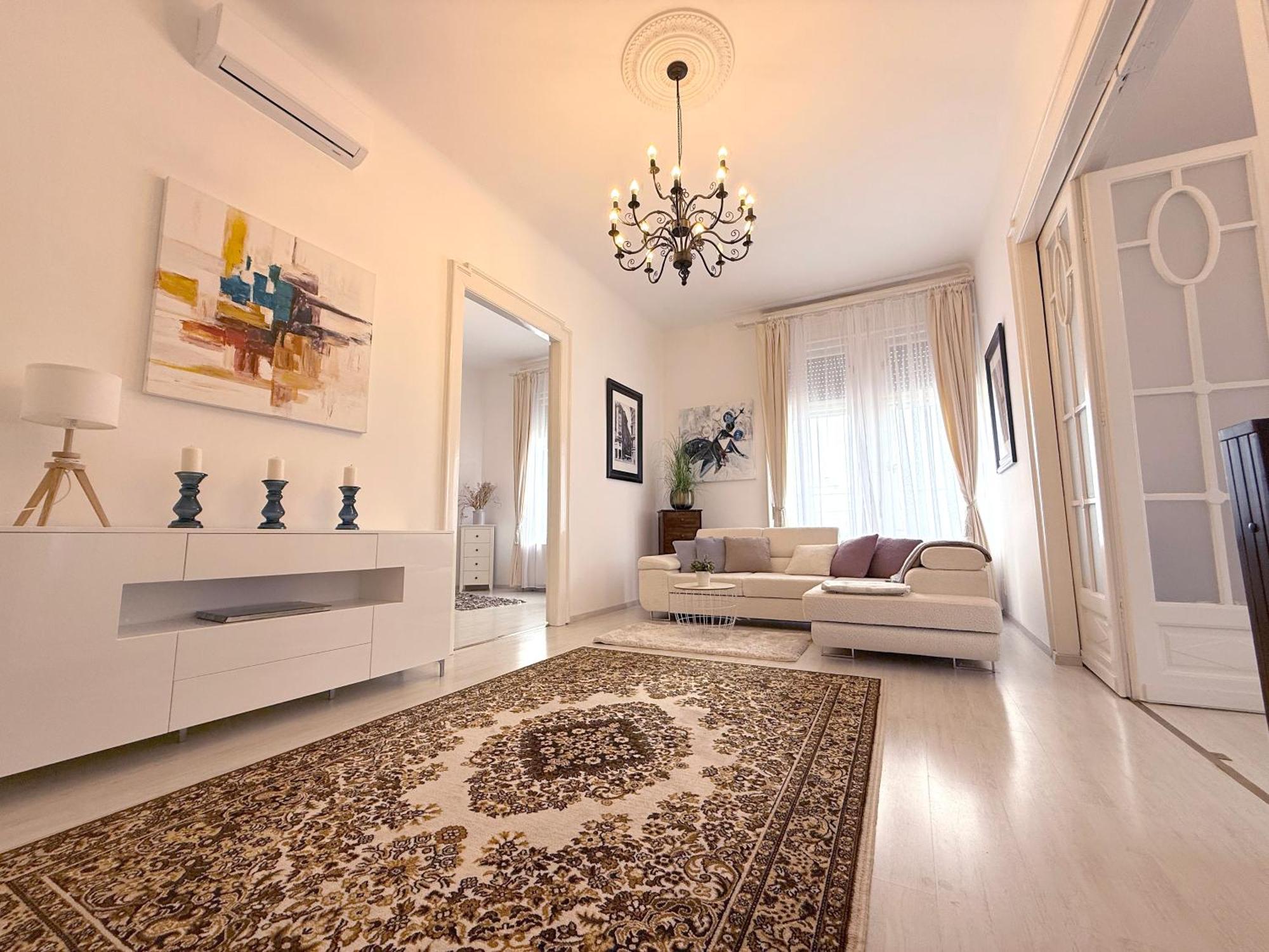 Elegant 125M2 Apartment In Center Of Budapešť Exteriér fotografie