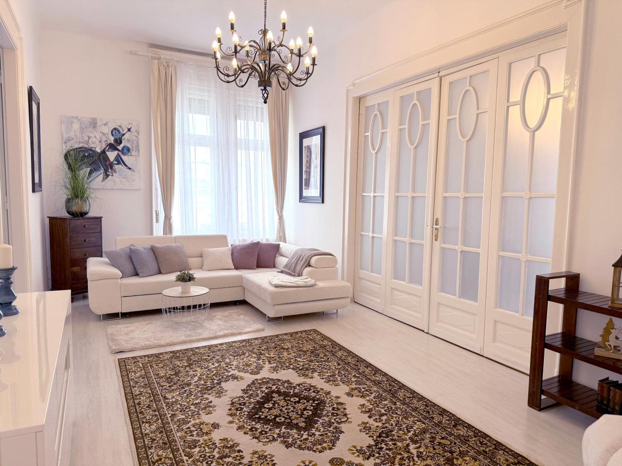 Elegant 125M2 Apartment In Center Of Budapešť Exteriér fotografie